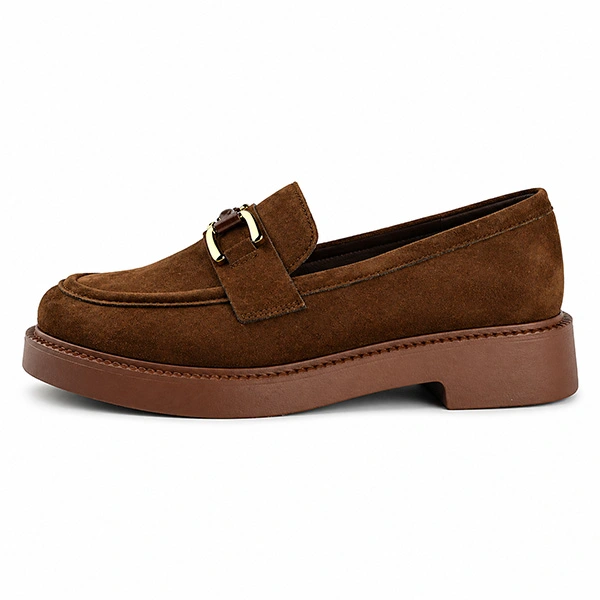 Derbies a platforme pour femme 7516-2 marron